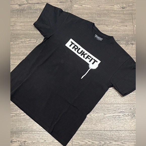 Trukfit Drip Men's Crewneck Logo T-Shirt Rich Gang YMCMB Black Sz L - Picture 6 of 7